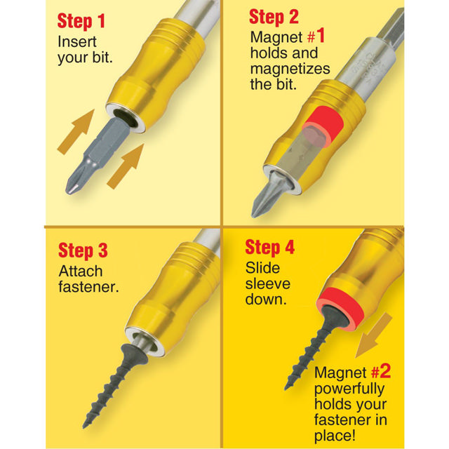 6 in 1 Screwdriver Rubber Grip