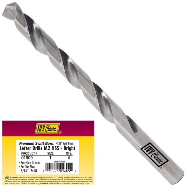 I Letter Drill Bit