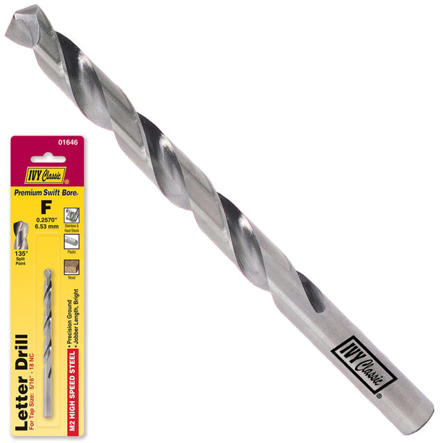 F Letter Drill Bit