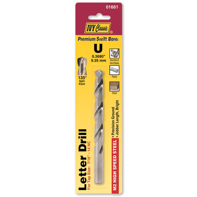 U Letter Drill Bit