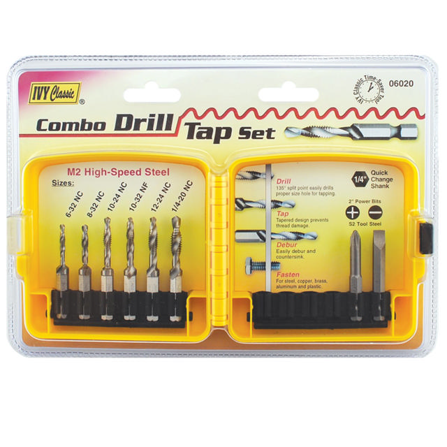 8 pc Combo Drill Tap set