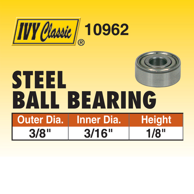 Ball Bearing 3/8 x 3/16 x 1/8