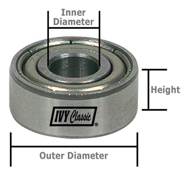 Ball Bearing 1/2 x 3/16 x 3/16