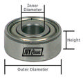 Ball Bearing 3/4 x 1/4 x 9/32