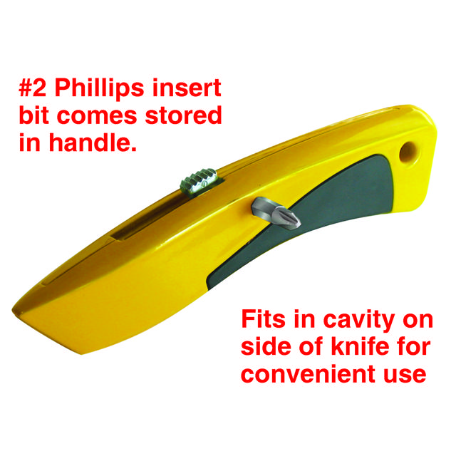 Double Interlock Retractable Utility Knife