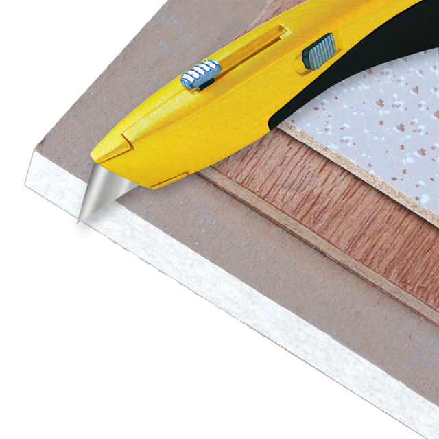 Double Interlock Retractable Utility Knife