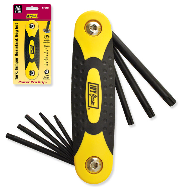 7 Pc. Folding Hex Key Set - Metric