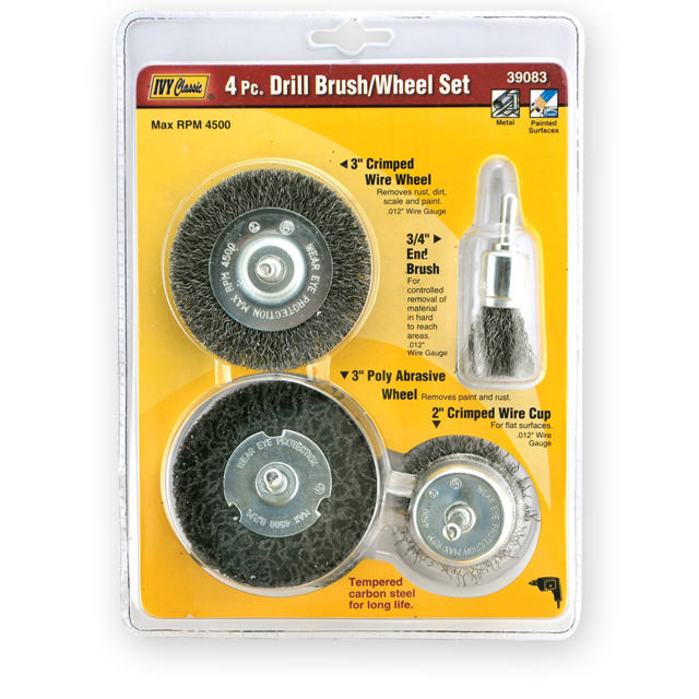 4 Pc. DIY Brush/Wheel Set