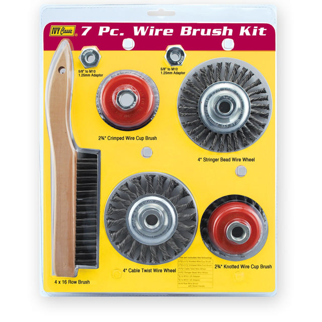 7 Pc. Professional Brush/Wheel Set