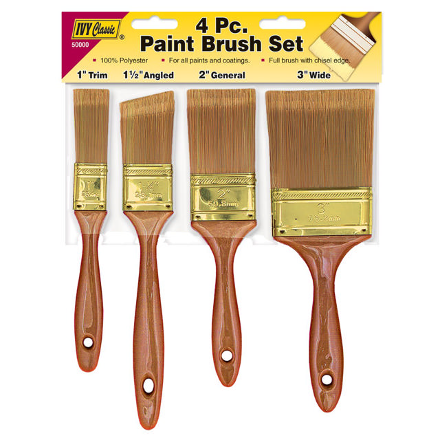 4 Pc. Paint Brush Set