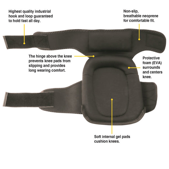 Professional Hinged Gel Knee Pads