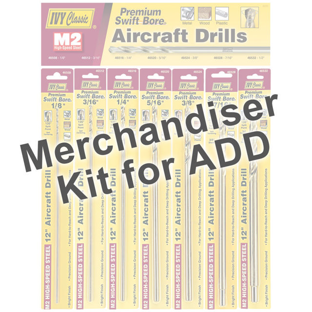 Merchandiser - Aircraft Drill Bits