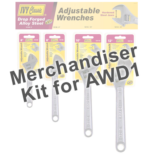 Merchandiser - Adjustable Wrenches