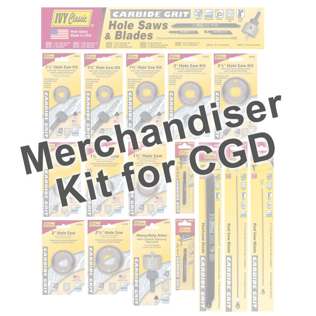 Merchandiser- Carbide Grit Saws&Blades