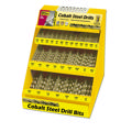 Cobalt Steel Drill Bit Display - Bulk