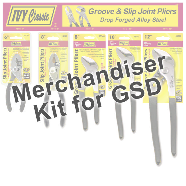 Merchandiser - Groove & Slip Joint Pliers