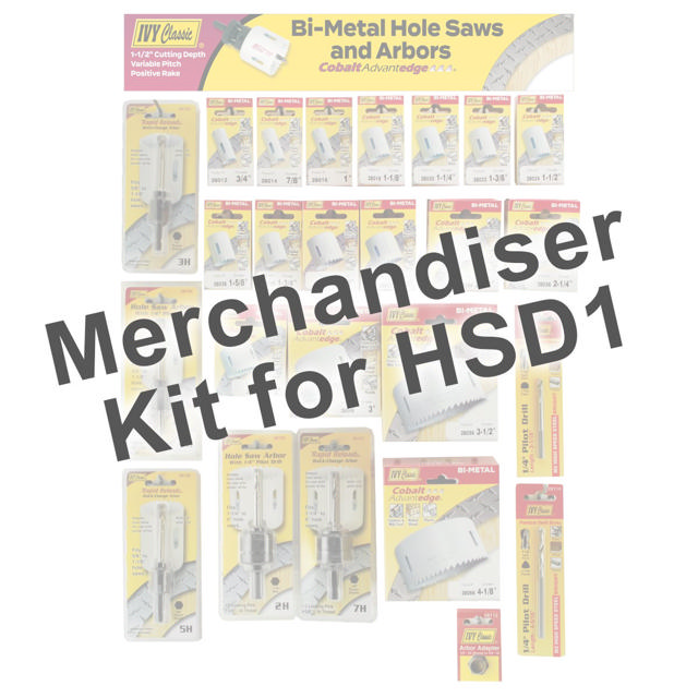 Merchandiser - Bi-Metal Hole Saws