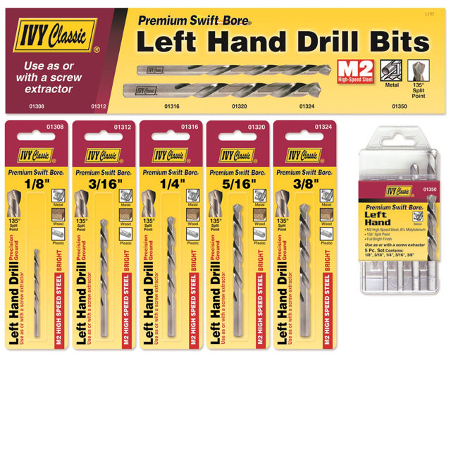 Left Hand Drill Bits