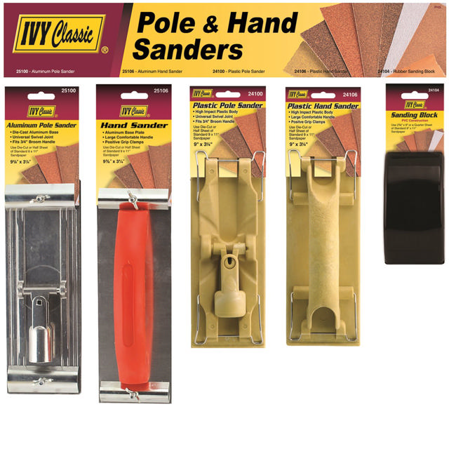 Pole and Hand Sander Display