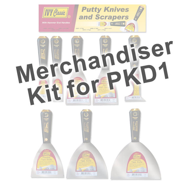 Merchandiser- Putty Knives & Scrapers