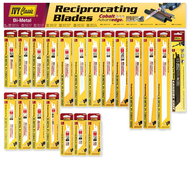 Reciprocating Blade Display - 1 Blade Per Card