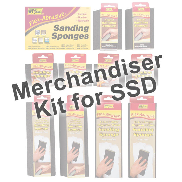 Merchandiser- Sanding Sponges