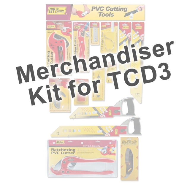 Merchandiser For PVC Cutters