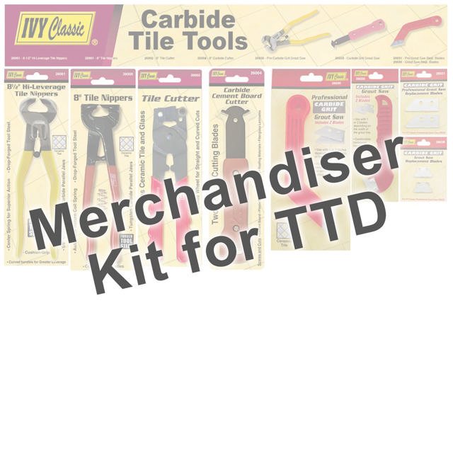 Merchandiser For Tile Tools