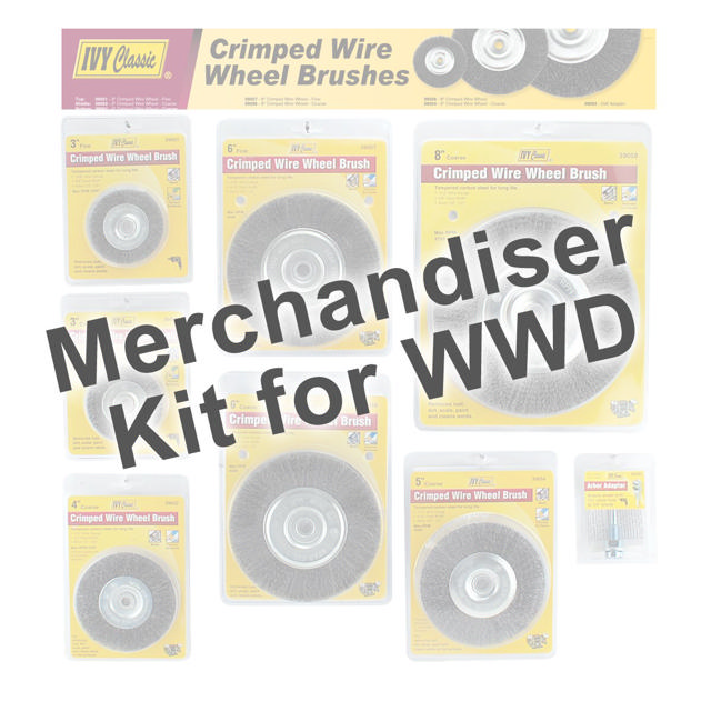 Merchandisr For Crimped Wire Wheel Display